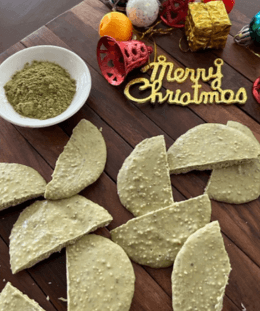 Matcha Quinoa Bites | Puffed Quinoa Matcha Bites | White Chocolate Matcha Bites | Healthy Matcha Quinoa Treats — recipe by Renu Dalal