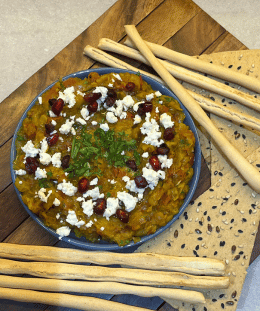 Moroccan Zaalouk | Moroccan Eggplant Dip | Zaalouk Salad | North African Aubergine Dip — recipe by Renu Dalal