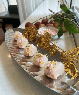 Litchi Rose Sandesh | Lychee Sandesh Recipe | Bengali Sweet with Rose | Festive Indian Dessert — recipe by Renu Dalal