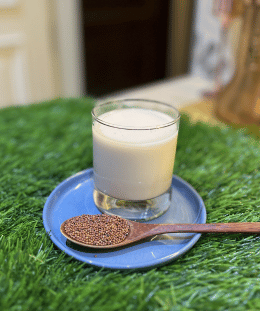 Homemade Ragi Milk | Finger Millet Milk Recipe | Healthy Millet Beverage | Calcium Rich Drink — recipe by Renu Dalal