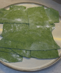 Eggless Homemade Spinach Lasagna Sheets | Spinach Pasta Sheets | Egg Free Lasagna Sheets | Homemade Green Pasta — recipe by Renu Dalal