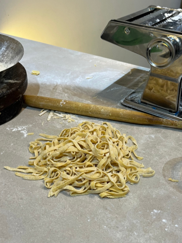 Homemade Chickpea Pasta | Eggless Chickpea Flour Pasta | Gluten Free Pasta Recipe | Protein Rich Homemade Pasta — recipe by Renu Dalal