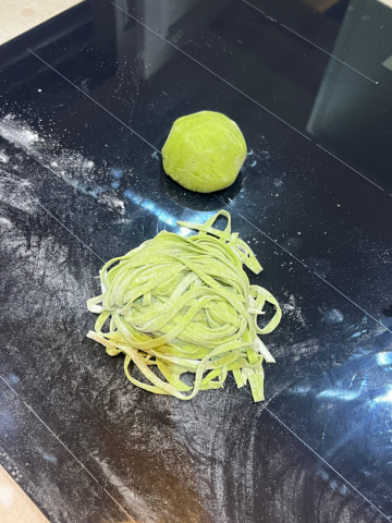 Homemade Spinach Pasta | Fresh Spinach Pasta | Spinach Pasta Dough | Homemade Pasta Recipe — recipe by Renu Dalal