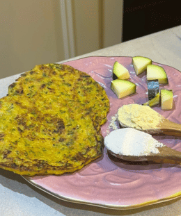 Zucchini Chilla | Savoury Zucchini Pancake | Healthy Chilla Recipe | Vegetable Chilla — recipe by Renu Dalal