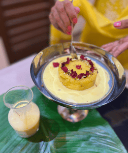 Moong Dal Halwa Cake | Moong Dal Cake | Halwa Cake | Indian Fusion Dessert — recipe by Renu Dalal
