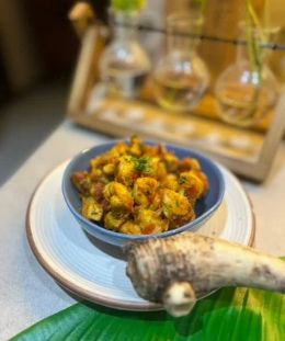 Arbi Masala | Masala Arbi | Spicy Arbi Sabzi | Arbi Recipe — recipe by Renu Dalal