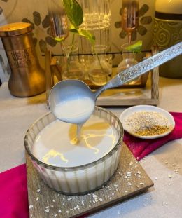 Homemade Oats Milk | Oat Milk Recipe | Dairy Free Milk Alternative | Homemade Plant Based Milk — recipe by Renu Dalal